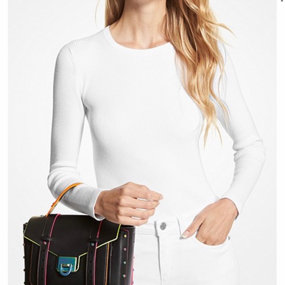 Michael Kors Black Bag with Rainbow Accents - Picture 6 of 8